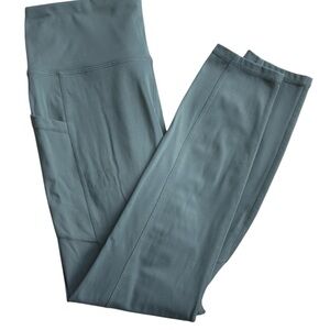 GAIAM Gray Green Activewear Ankle Leggings